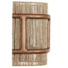 Noa Sconce, by Woven, 8.5" width x 12.5" height x 7.5" depth thumbnail 2
