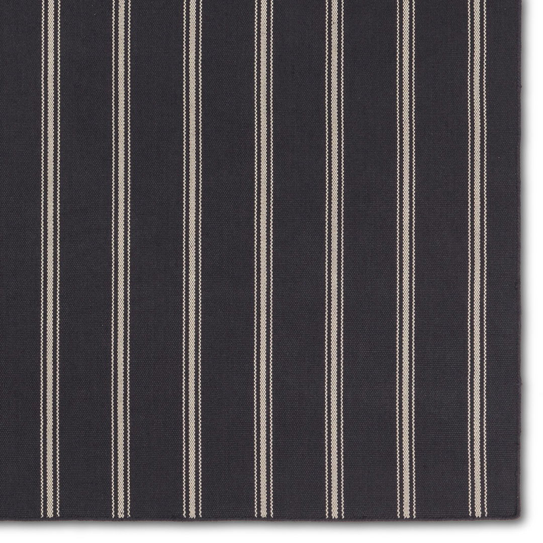 Memento Handmade Indoor/Outdoor Striped Navy/ Ivory large image 