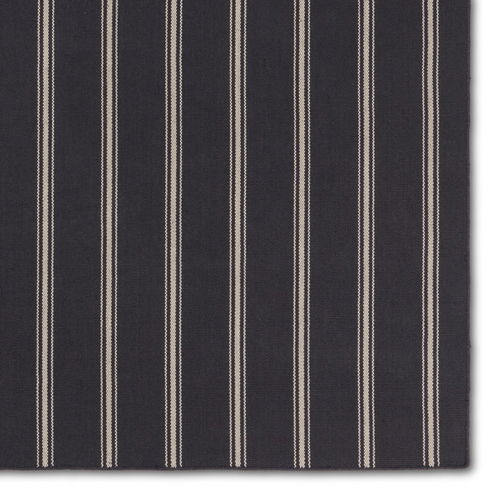 Memento Handmade Indoor/Outdoor Striped Navy/ Ivory