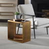 Derwent Antique Brass Side Table, Side & End Table by Uttermost, 20" width x 19" height x 12" depth thumbnail 2