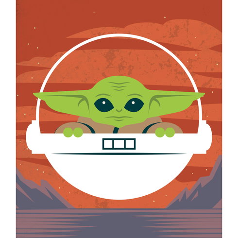 Star Wars The Child Tapestry