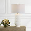 Window Pane White Table Lamp thumbnail 1