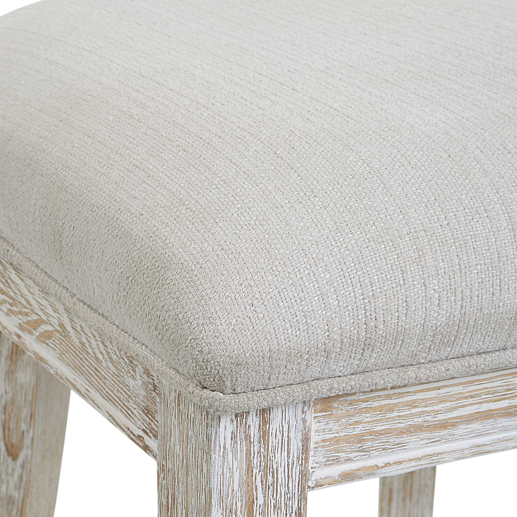 Idris White Counter Stool large image 