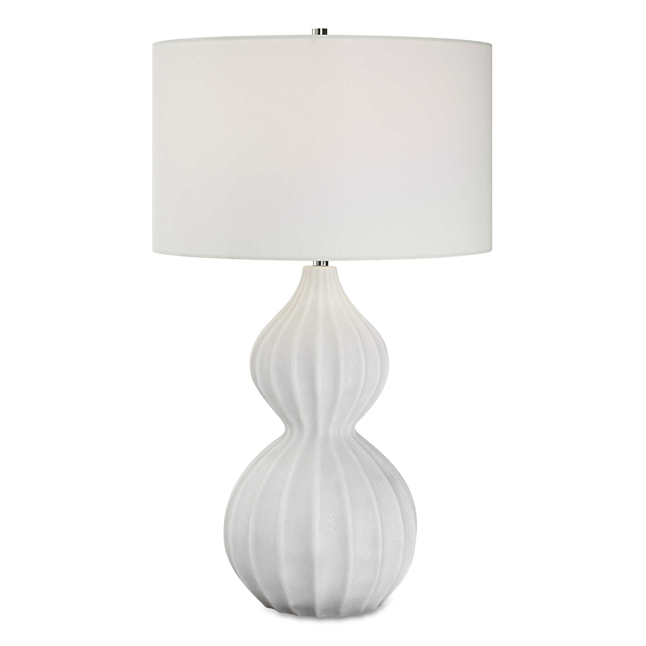Antoinette Marble Table Lamp, by Uttermost, 16" width x 27.5" height x 16" depth View 1