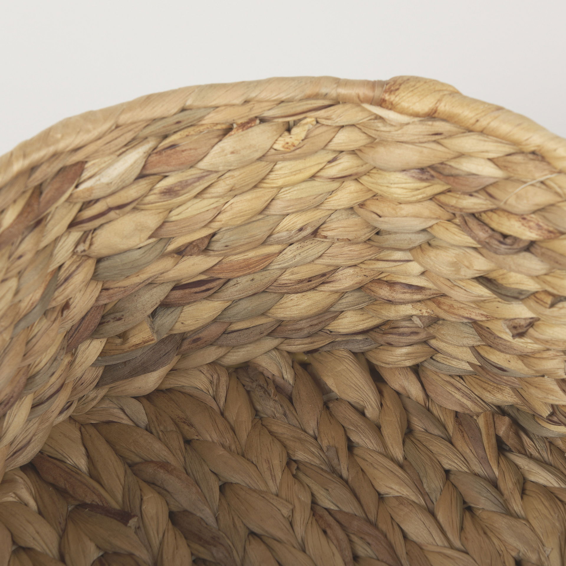 Kea Set of 3 Nesting Water Hyacinth Boxes with Lids, by Mercana, 8.66" length x 8.66" width x 4.72" height View 8