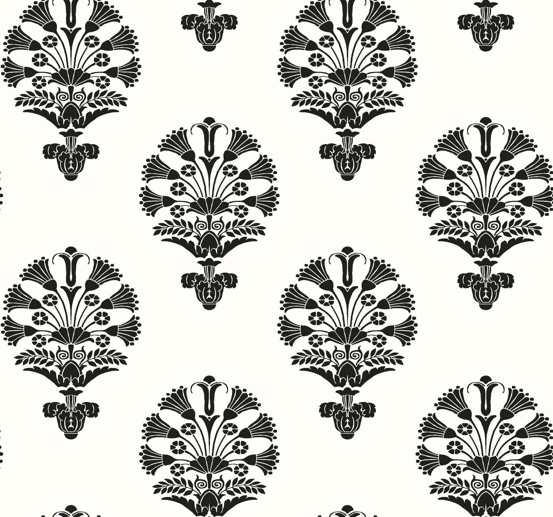 Luxor Black & White Wallpaper large image 