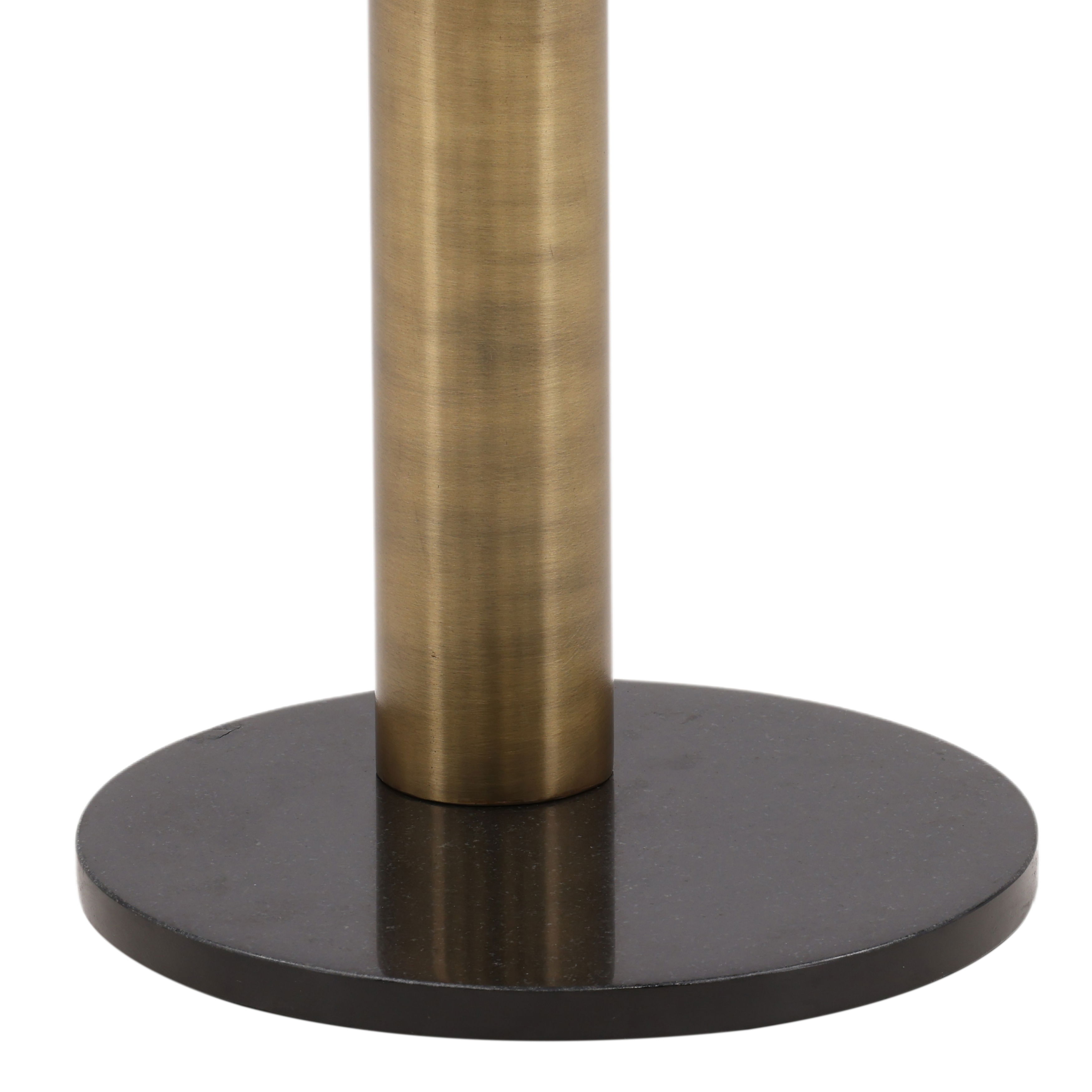 Yara Side Table Gold, Side & End Table by Dovetail, 19.7" width x 24.5" height x 19.7" diameter x 19.7" depth View 6
