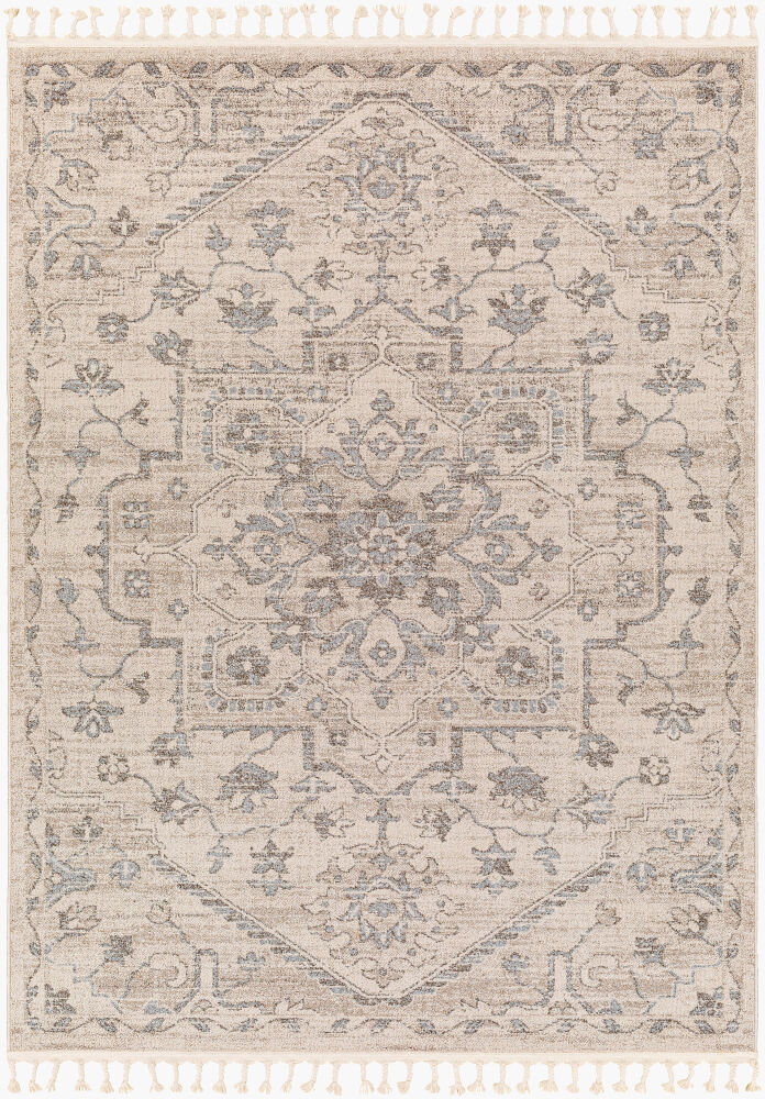 Euphoria Machine Woven Rug, by Surya, 1'3.75" length x 1'3.75" width