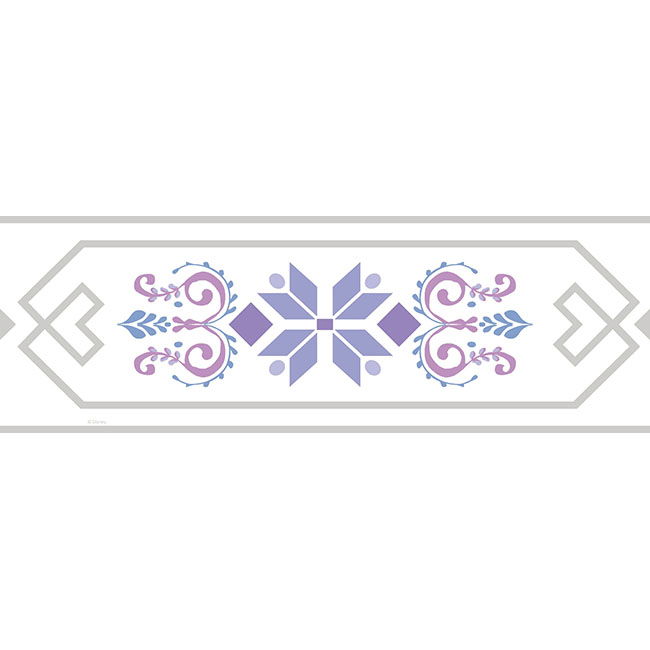 Disney Frozen 2 Elsa's Door Purple Border large image 