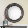 Tanaina Silver Round Mirror, by Uttermost, 3'10" width x 3'10" height x 2.25" depth thumbnail 2