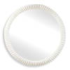 Akiko White Round Mirror, by Uttermost, 35.5" width x 35.5" height x 2.75" depth thumbnail 1
