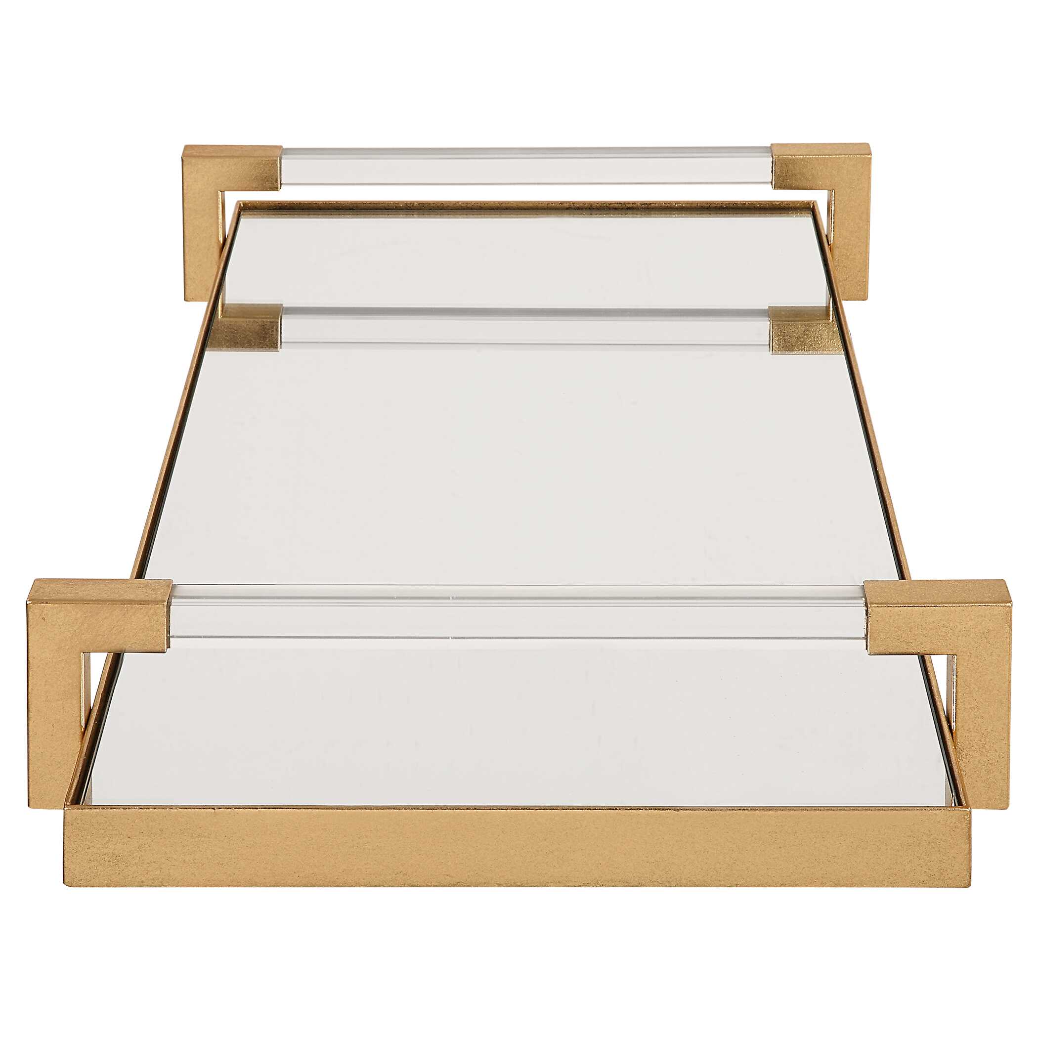 Deki Gold Mirrored Tray large image 