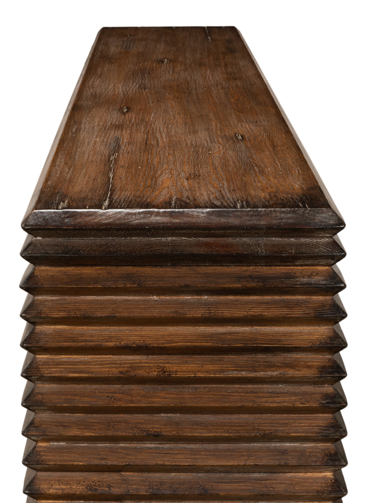 Stacked Console Table, by Sarreid, 1'1" length x 5'3" width x 2'8" height View 5