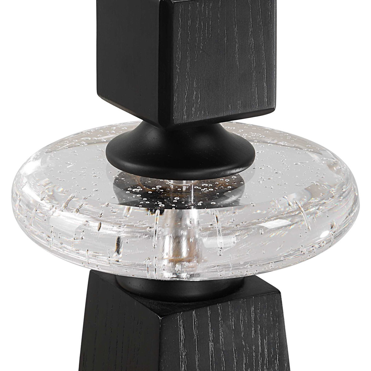 Ebon Glow Floor Candleholders Set/2, Candles & Candle Holder by Uttermost, 7" width x 36" height x 7" depth View 5