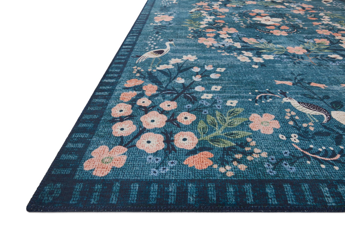 Rifle Paper Co. x Loloi Palais Rug, 2'6" length x 7'6" width View 3