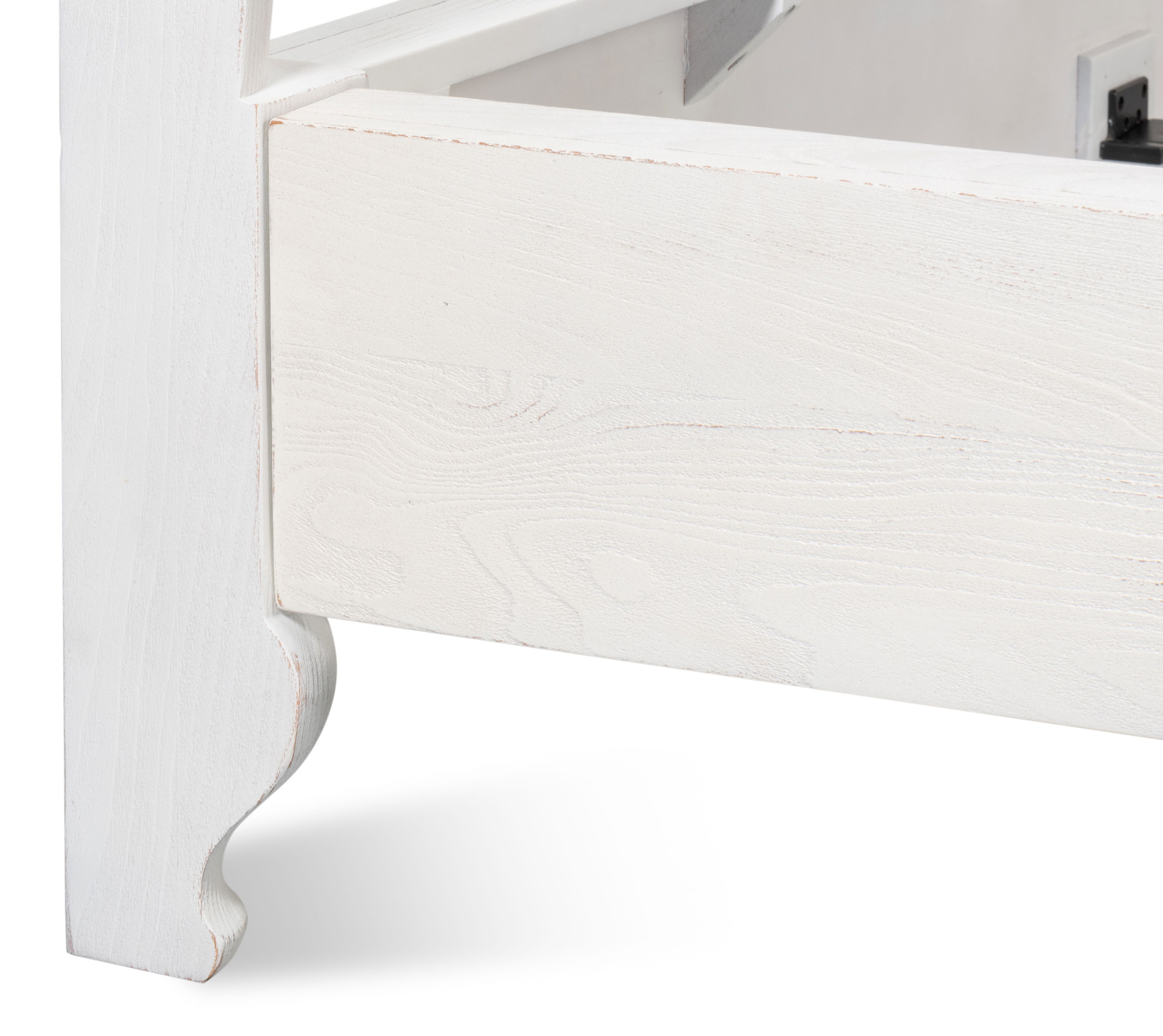 Madeline Bungalow Bed King Bungalow Wht, Headboards & Footboard by Sarreid, 89" length x 85" width x 94" height View 12