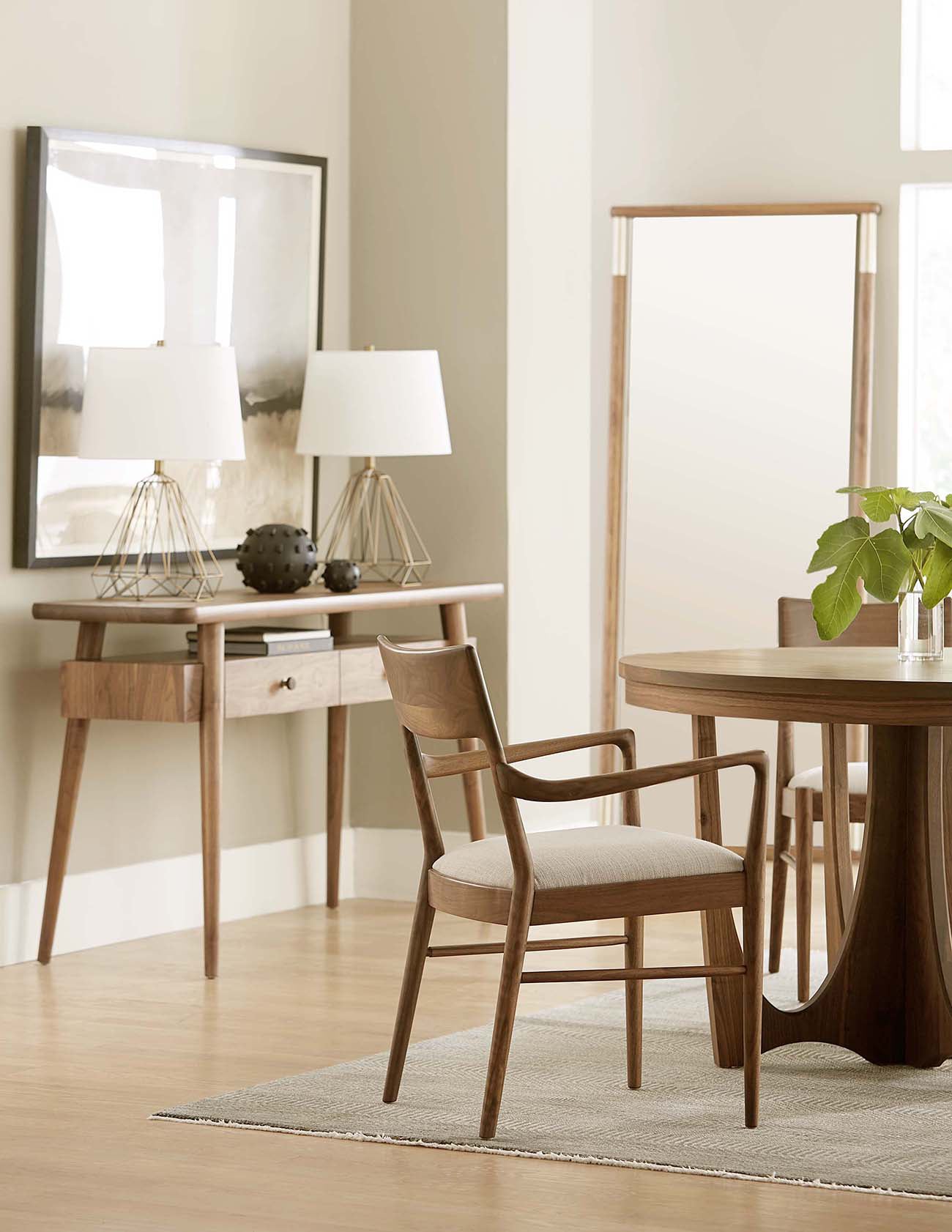 Walnut Grove Arm Chair, Dining Chair by Stickley, 21.5" width x 33.5" height x 22.5" depth View 3