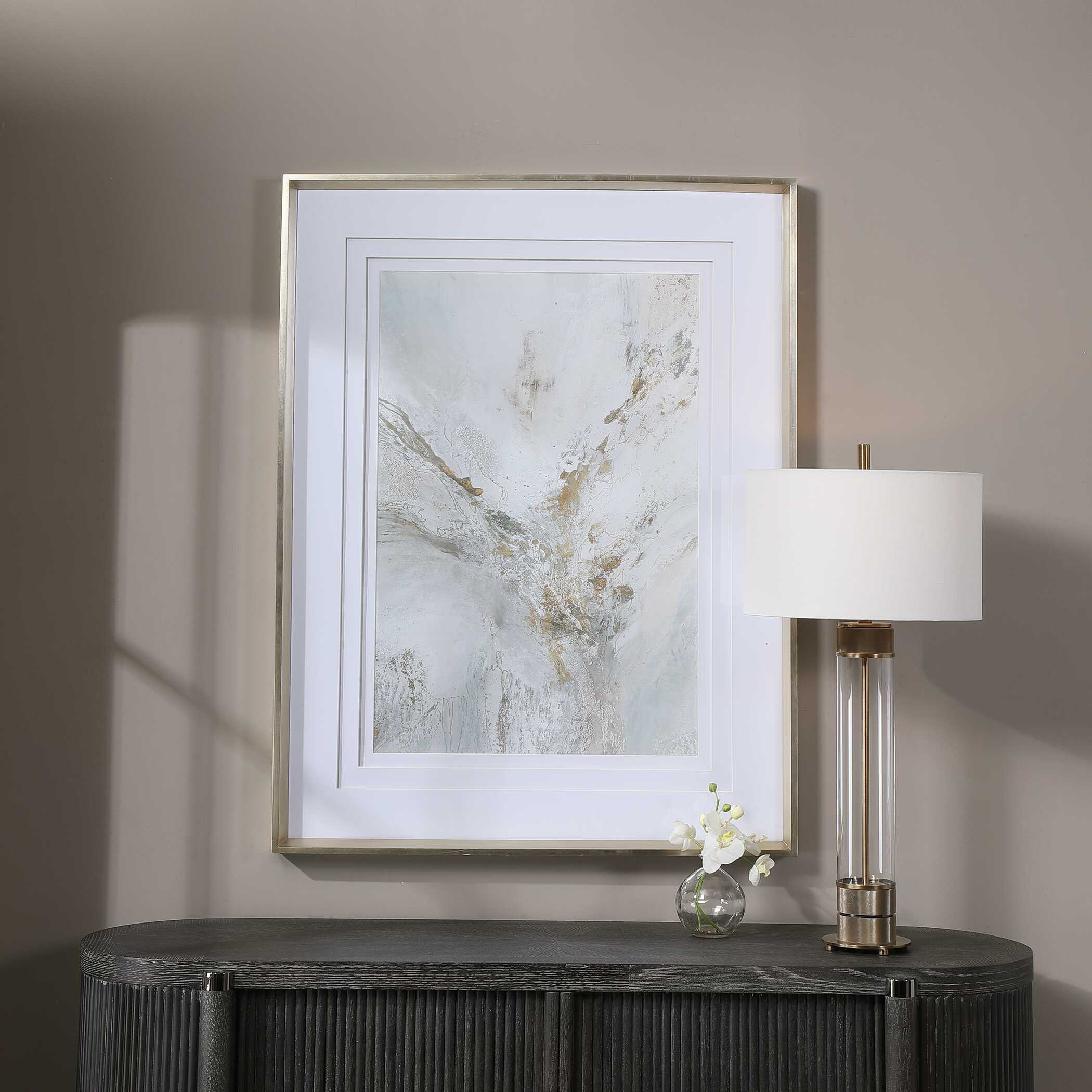 Ethos Framed Abstract Print, Painting by Uttermost, 37.5" width x 49.5" height x 2.5" depth View 4