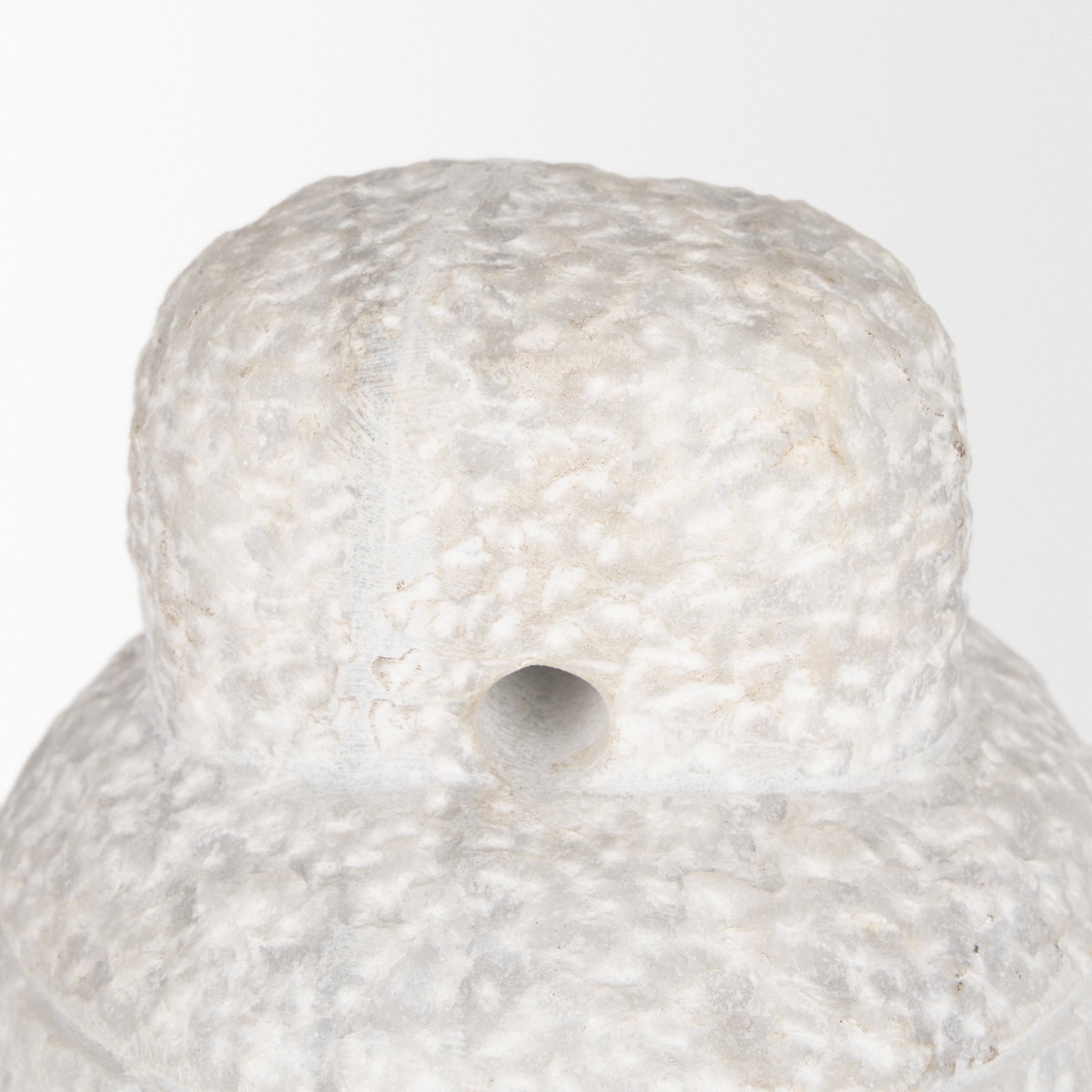 Irina Large White Marble Door Stopper, Decorative Object by Mercana, 6.5" length x 6.5" width x 10" height View 7