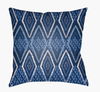 Indigo Blues Accent Pillow, Decorative Pillow by Surya, 18" length x 18" width thumbnail