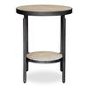 Dauntless Travertine Side Table, Side & End Table by Uttermost, 19" width x 24" height x 19" depth thumbnail 1