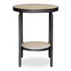 Dauntless Travertine Side Table, Side & End Table by Uttermost, 19" width x 24" height x 19" depth thumbnail 1
