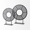 Micra  Matte Black Metal Decorative Object on a Stand thumbnail 8