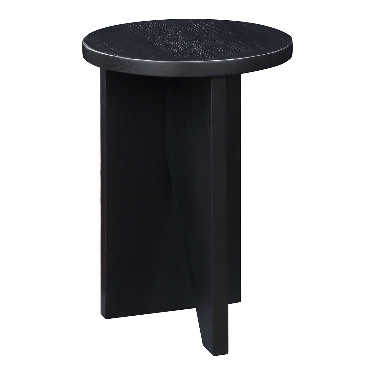 Grace Accent Table Black Oak, Side & End Table by Moe's Home, 14" width x 20" height x 14" depth View 2