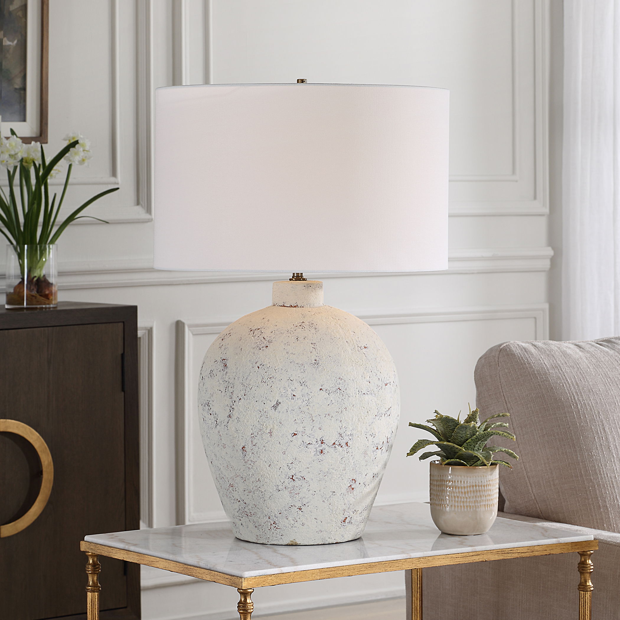 Karena Ivory Table Lamp large image 