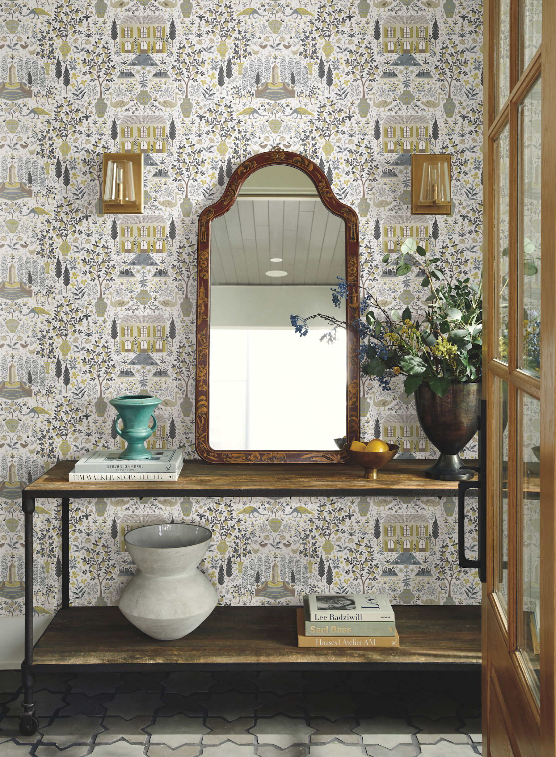 Camont Linen & Gold Wallpaper large image 