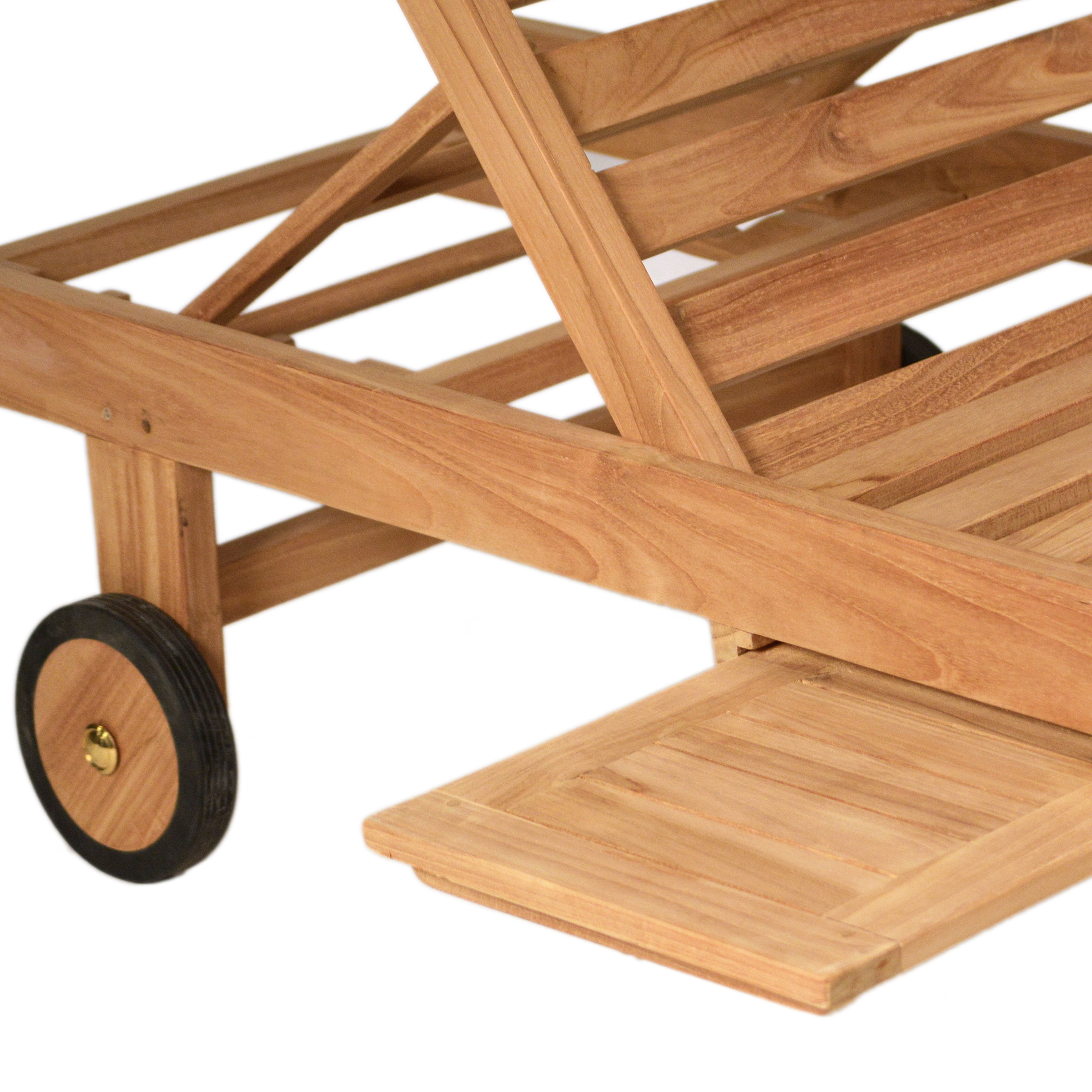 Andy Outdoor Chaise, Accent Chair by Dovetail, 79" width x 13" height x 24.5" depth View 2