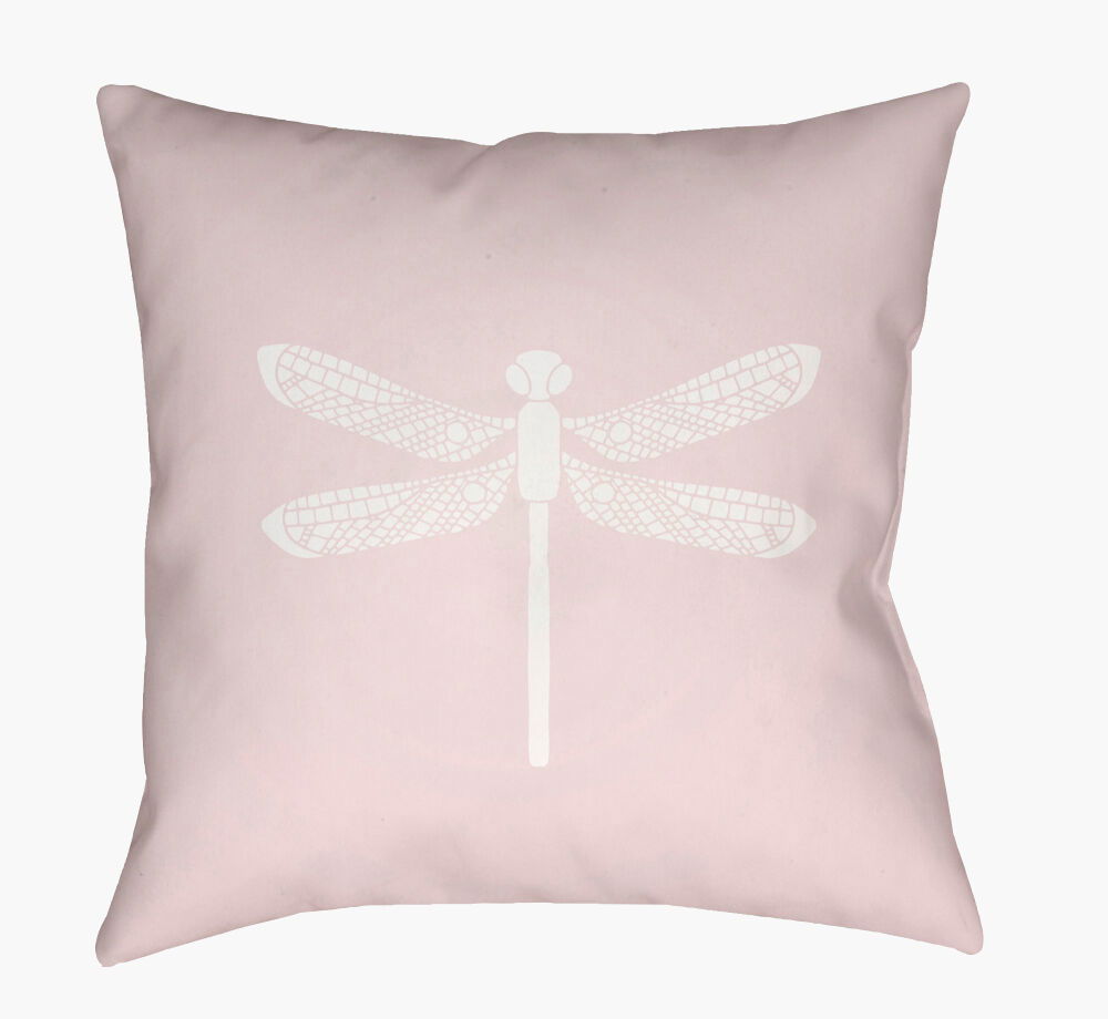 Dragonfly Accent Pillow, Decorative Pillow by Surya, 18" length x 18" width
