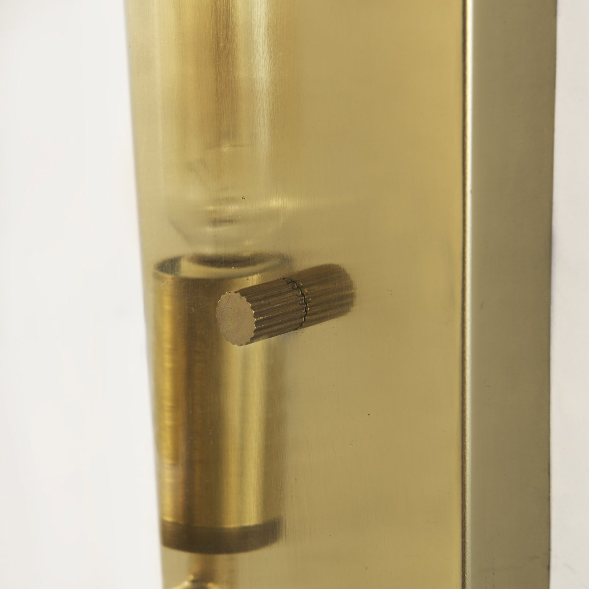 Stein 5L x 6W Gold with White Marble Shade Wall Sconce, by Mercana, 5" length x 6" width x 12" height View 8