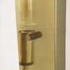 Stein 5L x 6W Gold with White Marble Shade Wall Sconce, by Mercana, 5" length x 6" width x 12" height thumbnail 8