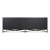 Mako Sideboard Large Black, Cabinets & Sideboard by Moe's Home, 100" width x 33.86" height x 17.72" depth thumbnail 5