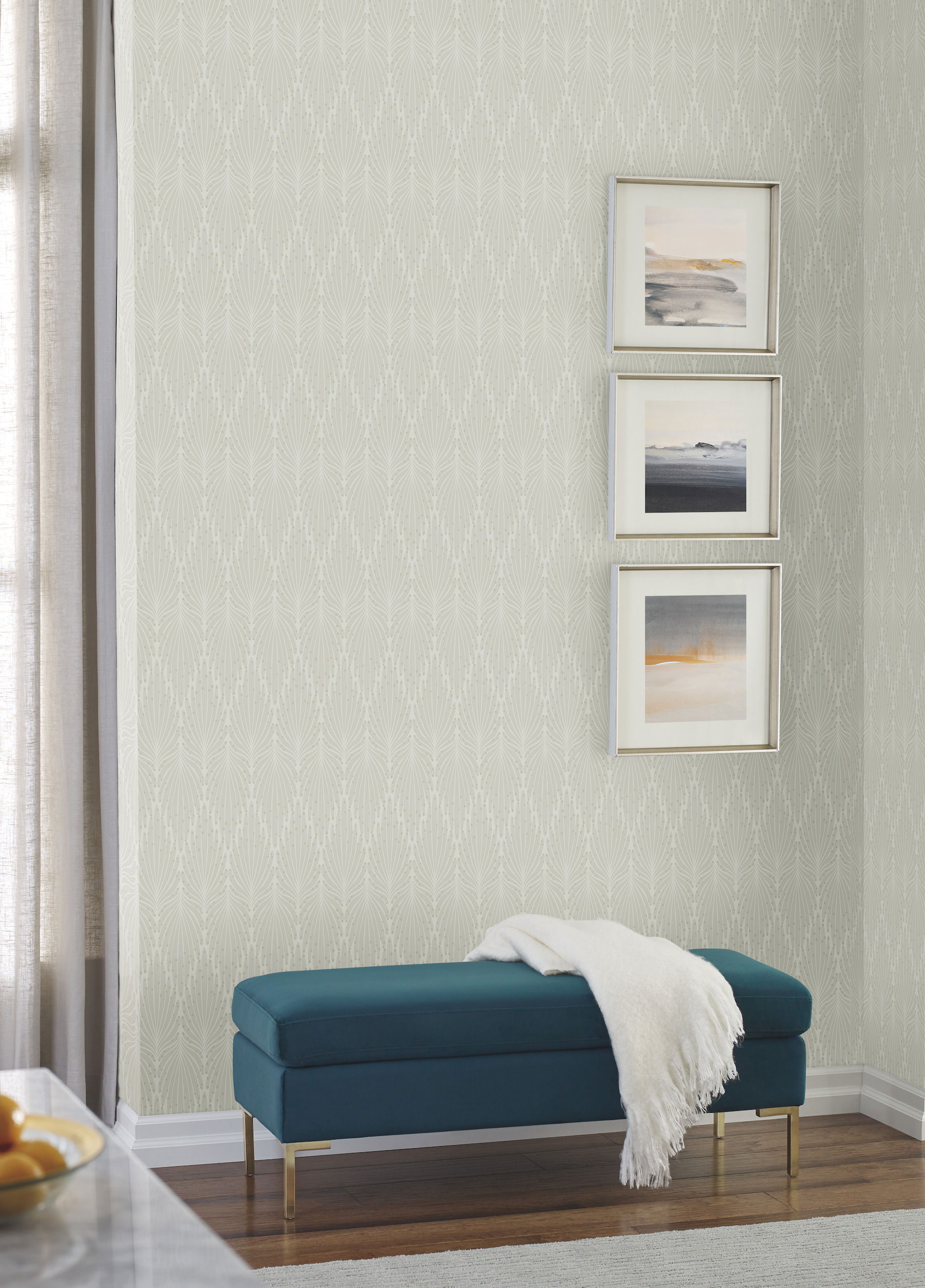 CafÃ© Society Cream Wallpaper large image 