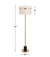 Guard Brass Floor Lamp, by Uttermost, 17" width x 65" height x 17" depth thumbnail 3