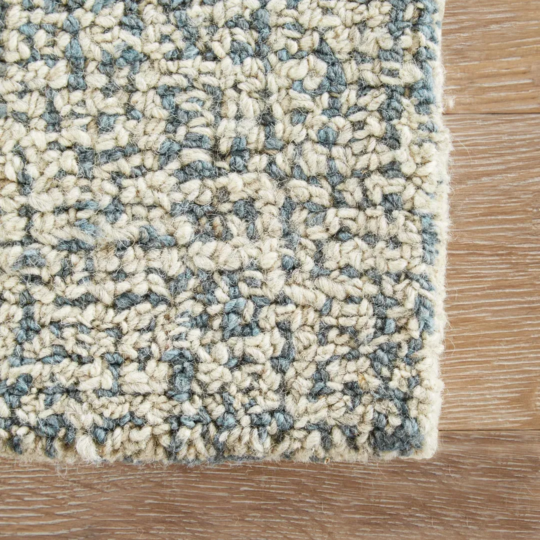 Ivory/Blue Area Rug large image 
