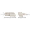 Amelia Nook Modular Right Sectional Warm White thumbnail 8