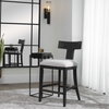 Idris Modern Wood Counter Stool, Counter & Bar Stool by Uttermost, 20" width x 38" height x 22.5" depth thumbnail 4