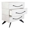 Vivi 3 Drawer White Chest, Cabinets & Chest by Uttermost, 32" width x 34" height x 18" depth thumbnail 5