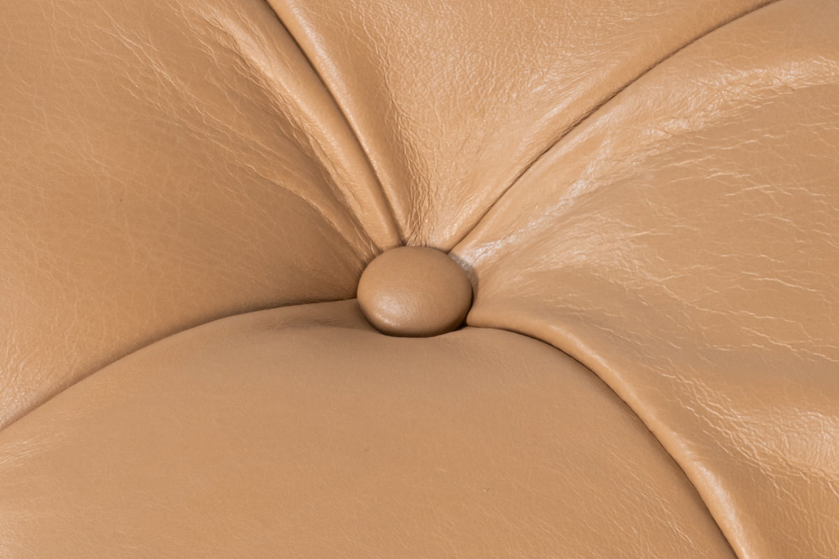 Corbet Cocktail Ottoman  Caramel Brown, by Sarreid, 3'3" length x 3'3" width x 1'4" height View 7