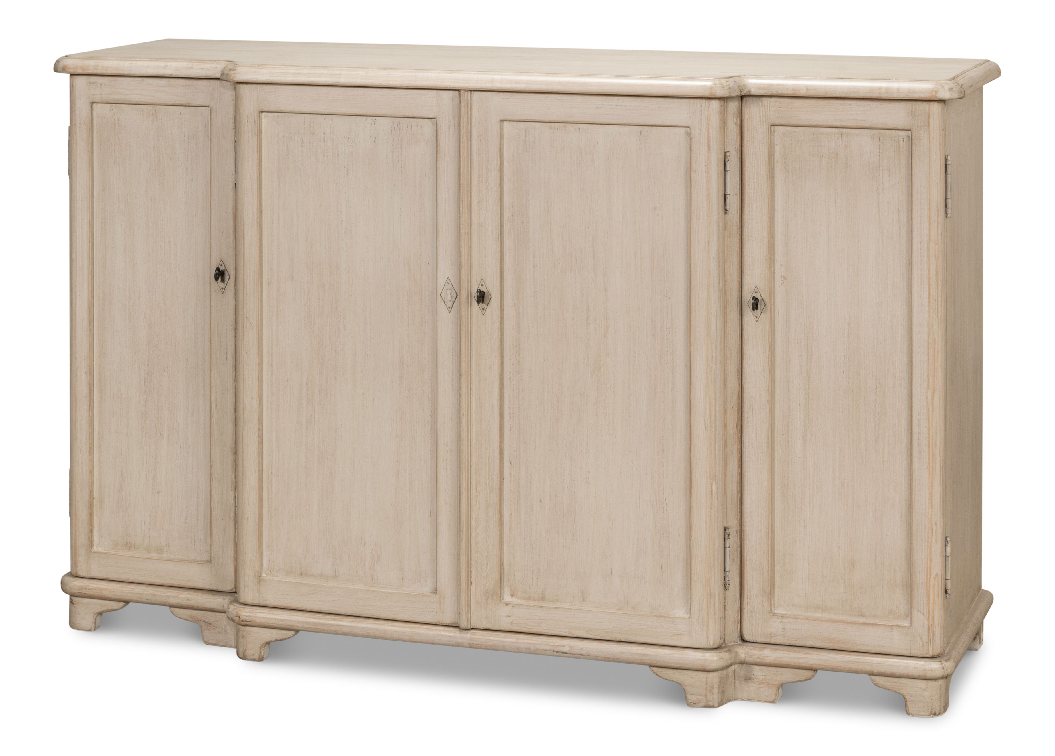 Entree' Sideboard  Stone Grey Finish large image 