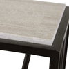 Reed Travertine Console Table, by Uttermost, 36" width x 35" height x 12" depth thumbnail 6