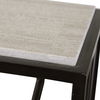 Reed Travertine Console Table thumbnail 5