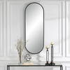 Varina Tall Black Mirror, by Uttermost, 22" width x 60" height x 1.5" depth thumbnail 2
