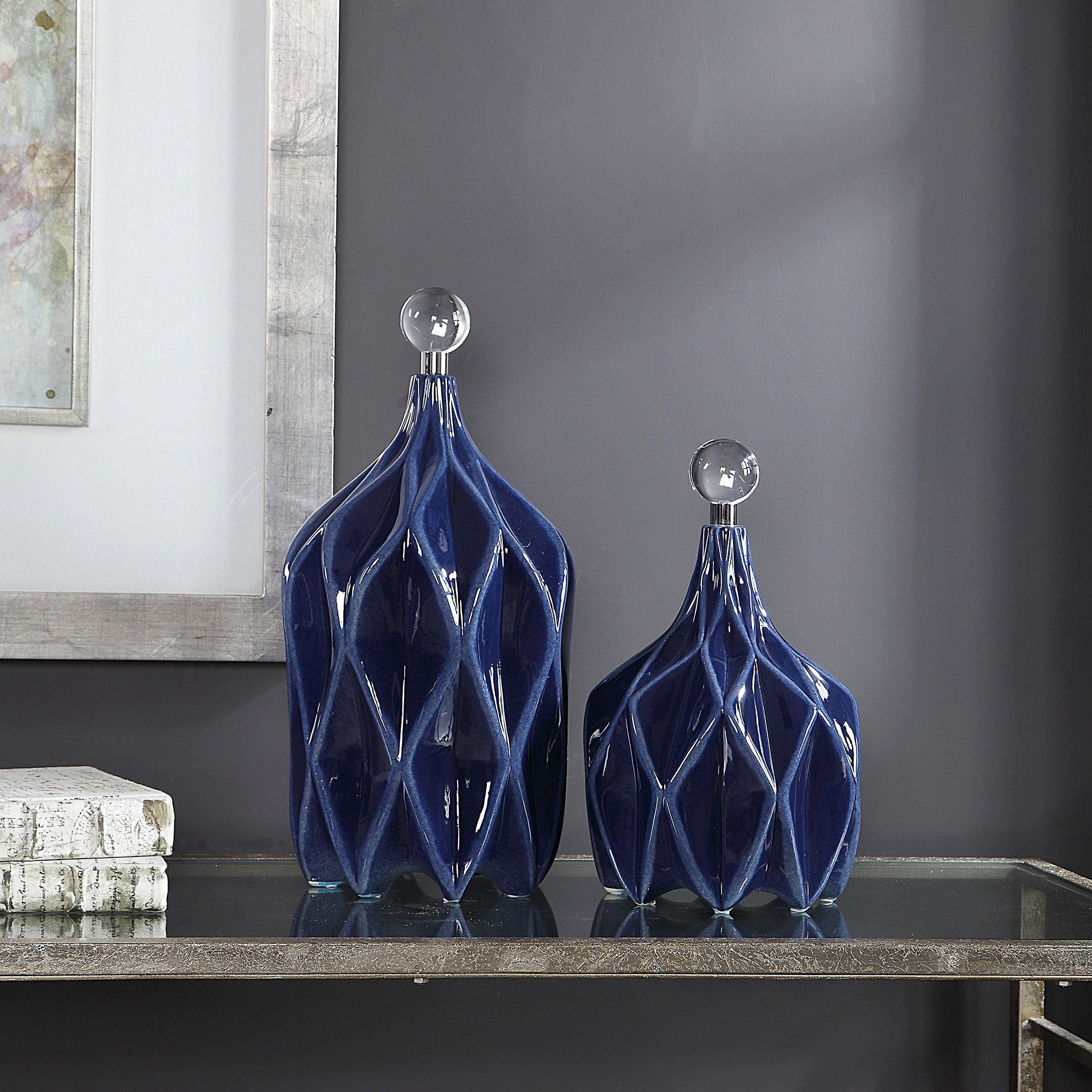 Klara Geometric Bottles, S/2 large image 