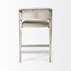 Tabitha 26.75' Seat Height Beige Fabric/Rattan Seat Blonde Wood Frame Counter Stool, Counter & Bar Stool by Mercana, 23.25" length x 22" width x 36.75" height thumbnail 5