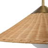 Phuvinh 1 Light Rattan Shade Pendant, by Uttermost, 20" width x 9.5" height x 20" diameter x 20" depth thumbnail 5
