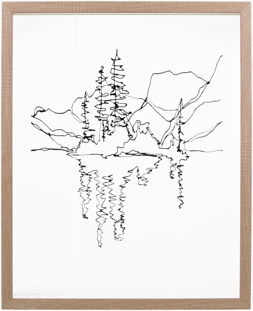 Sachse Framed Art, Painting by Surya, 17" width x 21" height